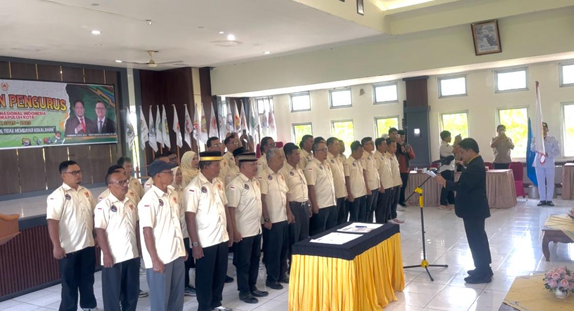  Prosesi pelantikan Pengurus KONI Kabupaten 50 Kota 